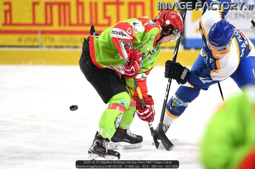 2020-10-10 Valpellice Bulldogs-Hockey Pieve 0667 Filippo Salvai